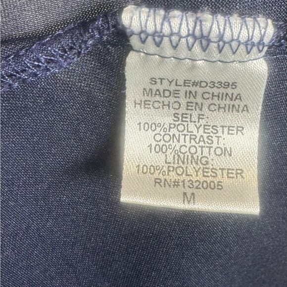 Boutique blue and tan boho peasant dress size medium - Picture 5 of 5